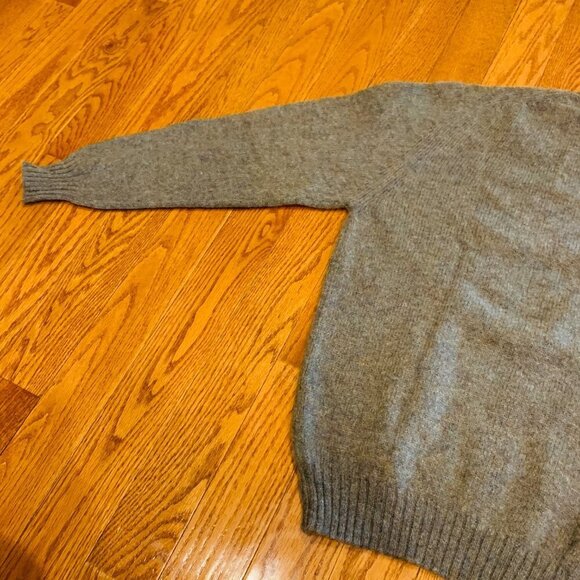 Vintage BROOKS BROTHERS SHETLAND WOOL SWEATER 46 XL Knitted in SCOTLAND Crewneck - Picture 15 of 15